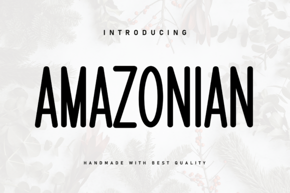 Amazonian: A Charming Handwritten Font for Editorial Design