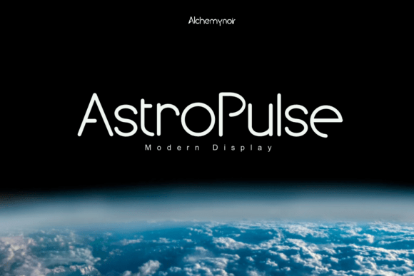 Astropulse: A Breathtaking Display Font for Makers