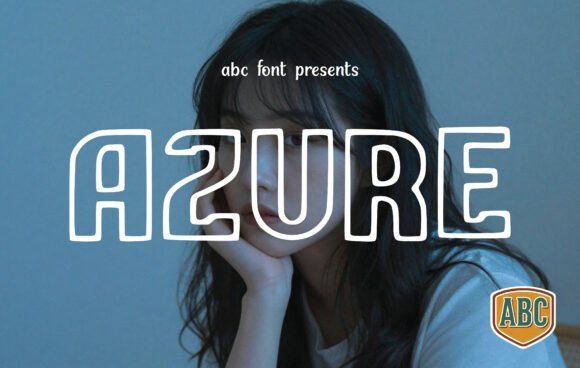 Azure Typeface: Modern Playfulness for Small Business Branding