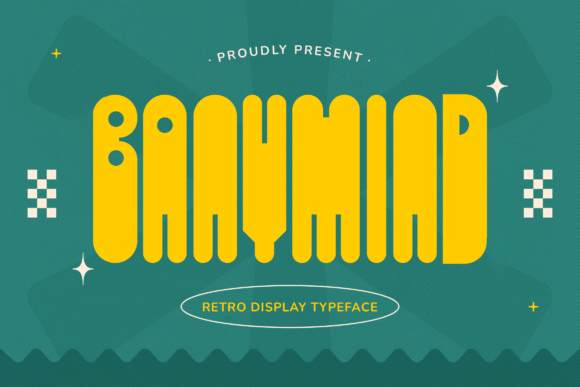 Banymind: A Groovy Retro Display Font for Editorial Design