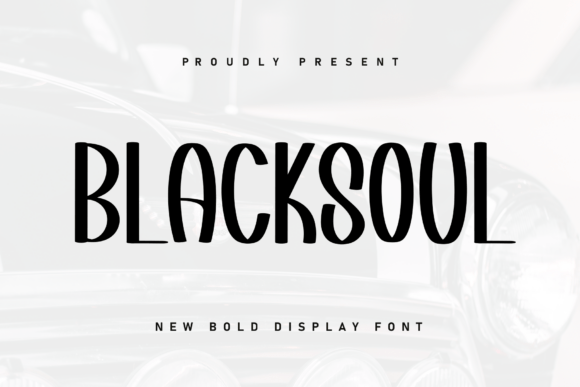 Blacksoul: The Marker-Style Display Font for Bold Branding