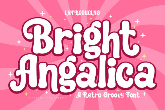 Bright Angelica: A Retro Display Font for Bold Editorial Design