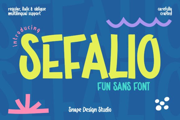 Bringing Joy to Branding with the Sefalio Typeface