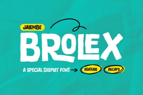 Brolex: A Modern Display Font for Web Headers