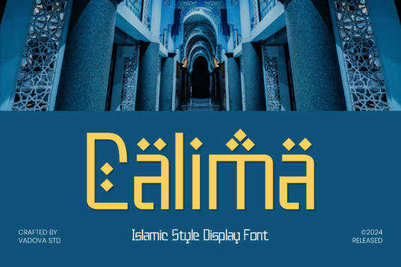 Calima Typeface: Bold Kufic Style for Modern Campaigns