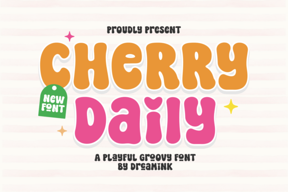 Cherry Daily: A Playful Display Font for Makers