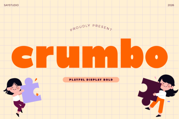 Crumbo: The Bold Display Font for Scroll-Stopping Content