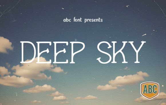 Deep Sky Typeface: Whimsical Display Fonts for Web