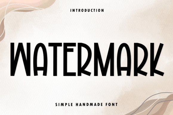 Elevate Your Brand with the Watermark Script Font