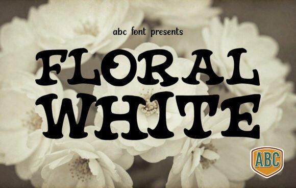 Floral White: A Vintage Typeface for Bold Branding