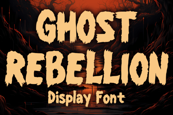 Ghost Rebellion Font: A Bold Display Type for Horror Design
