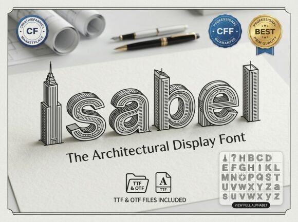 Isabel: A Stunning Display Font for Editorial Design