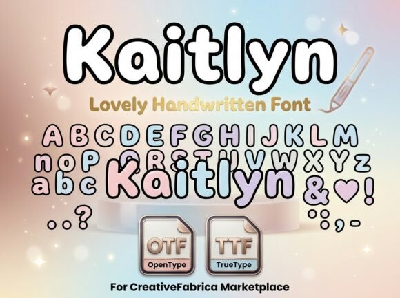 Kaitlyn Font: A Designer's Take on Bold Display Typography