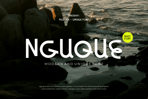 Launch Bold Campaigns with the Nguque Typeface
