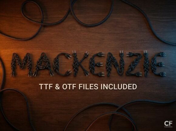 Mackenzie Font: High-Voltage Display Type for Makers