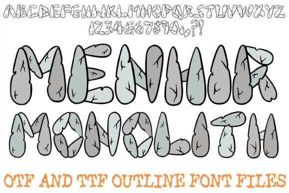 Menhir Monolith Font for Bold Handmade Branding