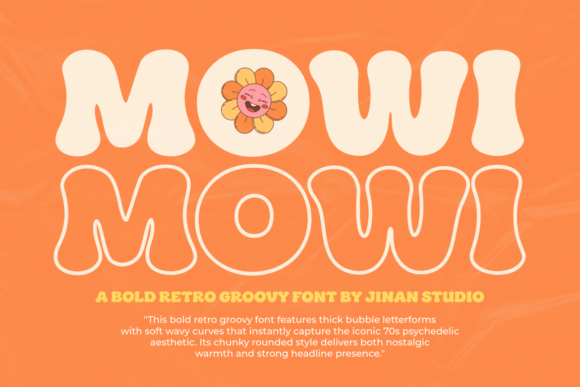 Mowi: A Bold Retro Typeface for Modern Editorial Design