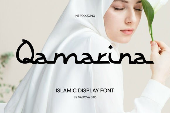 Qamarina: The Graceful Display Font for Makers