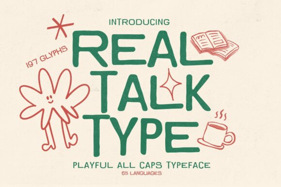 Real Talk Type: The Bold Display Font for Modern Web Design
