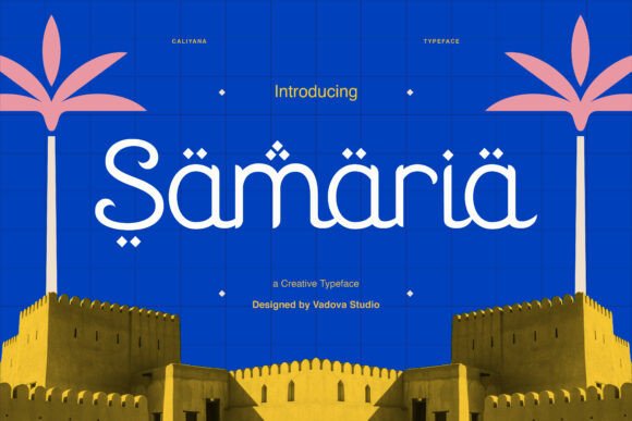 Samaria: A Creative Typeface for Modern Brand Identity