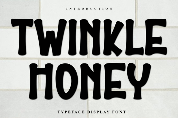 Twinkle Honey: A Soft Display Font for Creative Branding