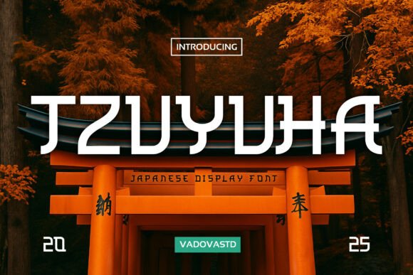 Tzuyuha: The Bold Japanese Display Font for Makers