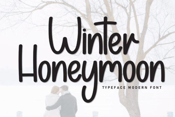 Winter Honeymoon Font: A Modern Display for Elegant Design